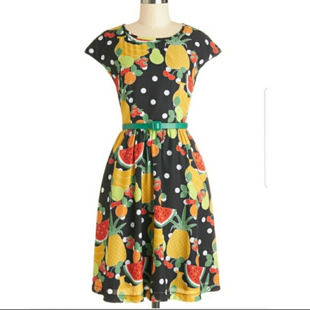 Fruit dress with NO belt